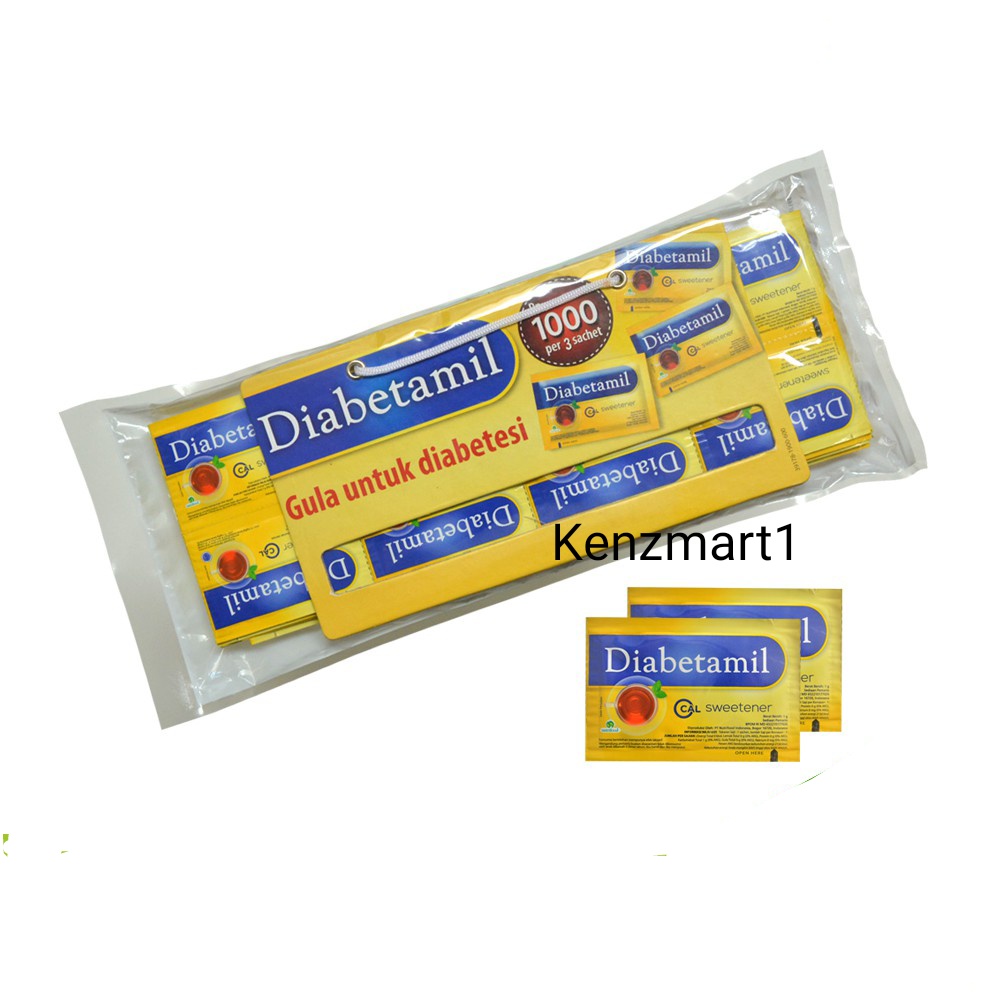 DIABETAMIL / TROPICANA DIABTX PENGGANTI GULA RENDAH KALORI 80 SACHET / GULA UNTUK DIABETES