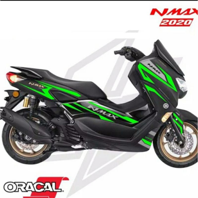 Sticker cutting striping yamaha New Nmax hijau stabilo
