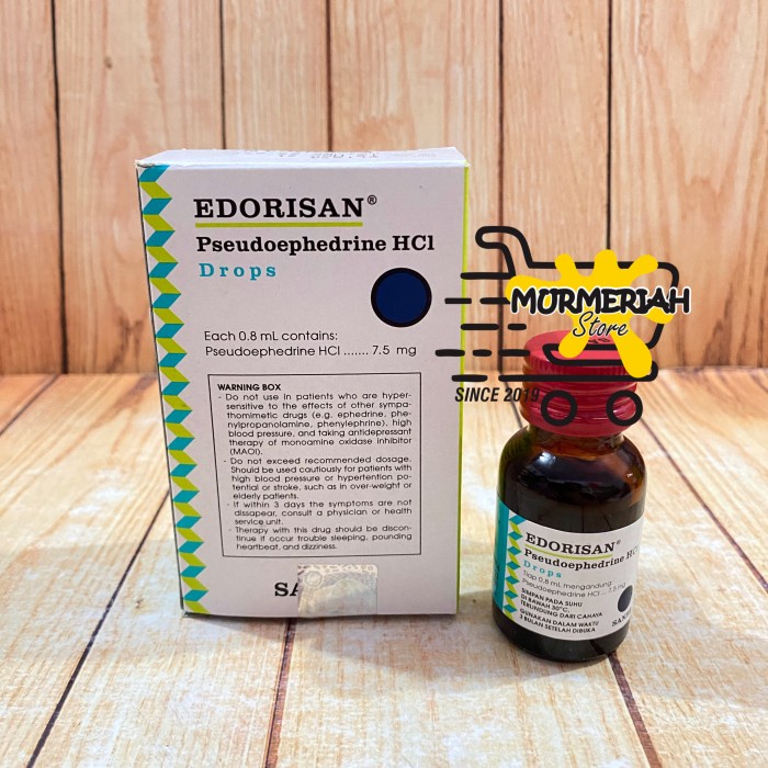 EDORISAN Drops 15 ml-Drop Obat Pilek/Flu untuk Bayi & Anak