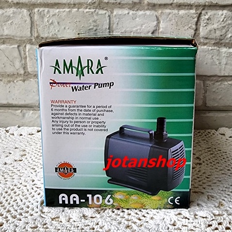 AMARA AA106 AA 106 Mesin Pompa Celup Air mancur Kolam Aquarium Hidroponik