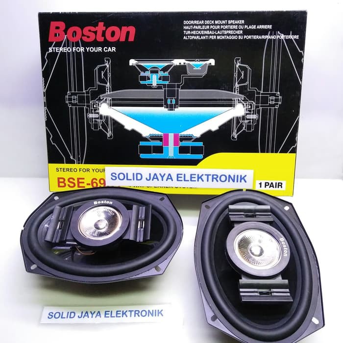 Speaker Mobil Ovale Oval Boston - Speaker Woofer Boston BSE-6981 4 Way