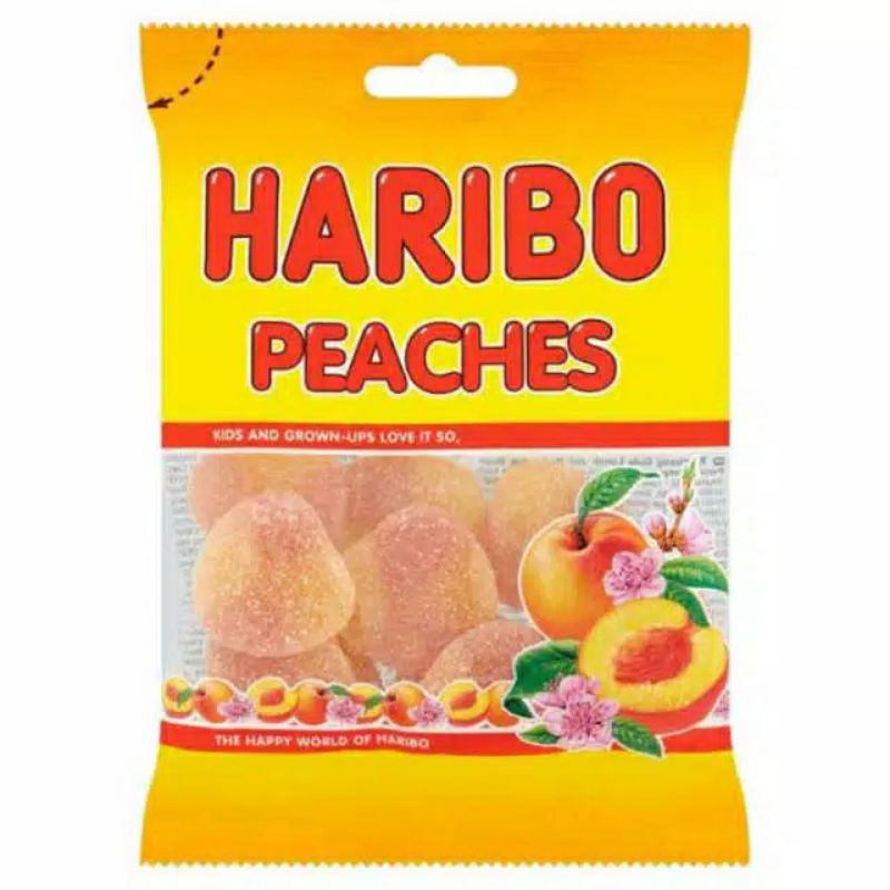 

Haribo Peaches Candy Halal Permen Persik Import Halal