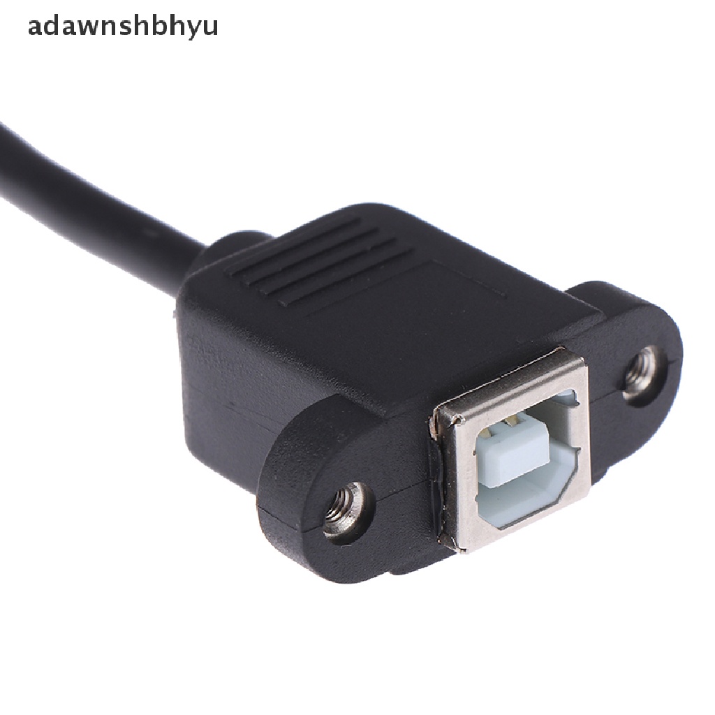 Kabel Ekstensi Printer adawnshbhyu USB 2.0 Type B Male to Type B Female Dengan Panel Mount