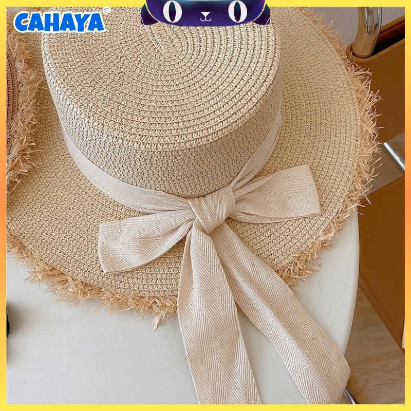 CAHAYA Topi Pantai Wanita Pelindung UV - Summerhat Pantai Import T110