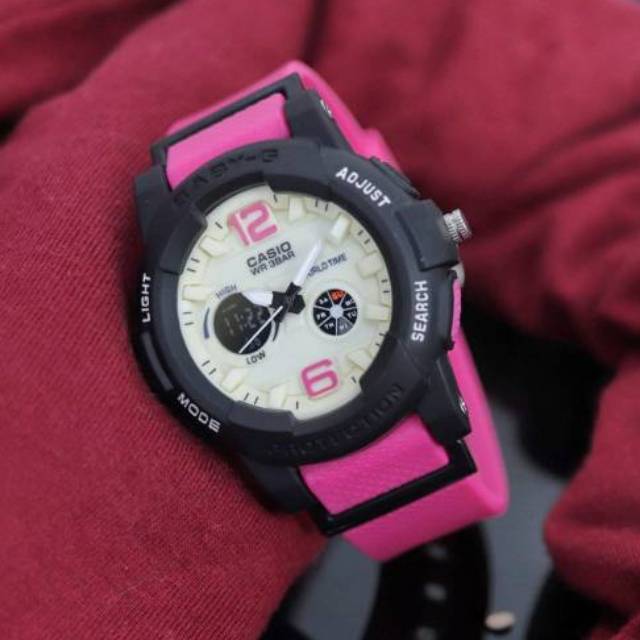 Jam Tangan Casio Baby G Jam Tangan Fashion Anak/Wanita Water Resist - Tali Pink