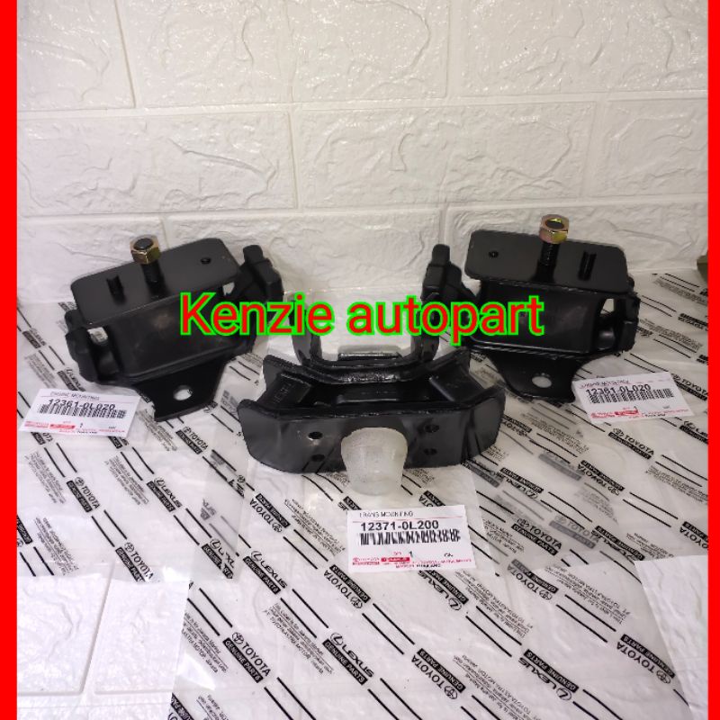 ENGINE MOUNTING SET DEPAN BELAKANG TOYOTA INNOVA REBORN DIESEL FORTUNER VRZ SRZ HILUX REVO