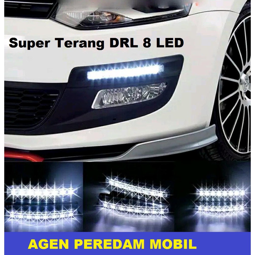 SALE Lampu Led DRL 8 Led Mobil dan Motor