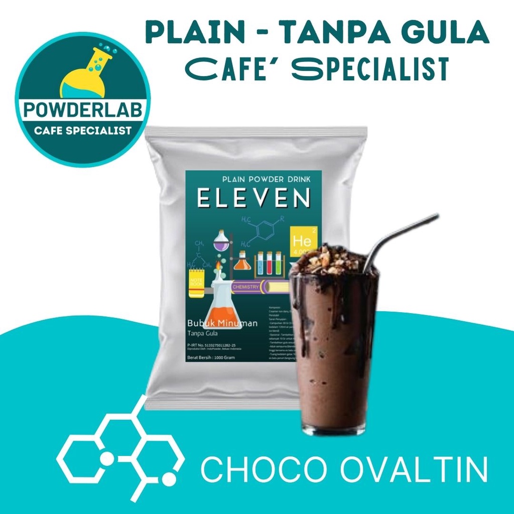 

Bubuk Minuman aneka rasa CHOCO OVALTIN 1kg PLAIN tanpa gula - Bubuk CHOCO OVALTIN 1Kg