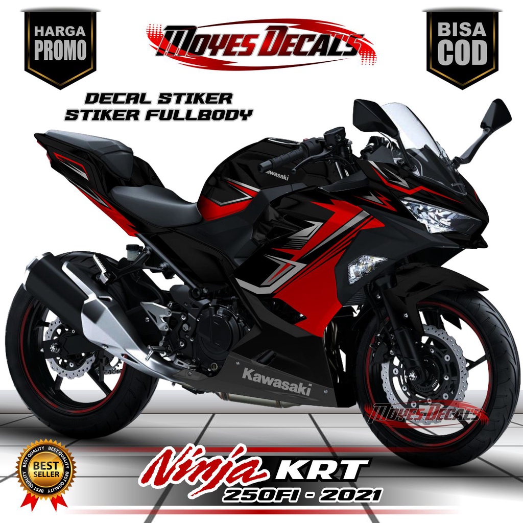 BISA COD decal stiker striping ninja stiker decal motor ninja 250 fi KRT 2021 stiker motor ninja 250