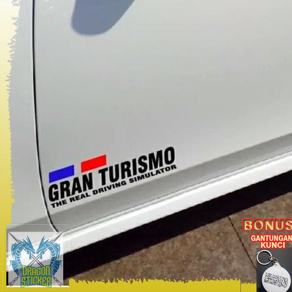 

TERMURAH sticker stiker gran turismo the real simulation Dragon Sticker