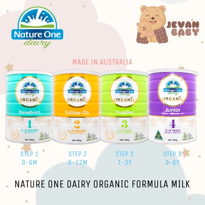 Nature One Day Organic Formula Milk STEP 1 / STEP 2 / STEP 3 / STEP 4