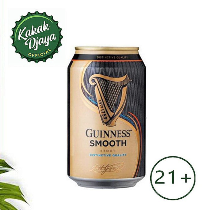 Guinness Smooth beer Guinness smooth bir 320mlcan kaleng Guinness beer