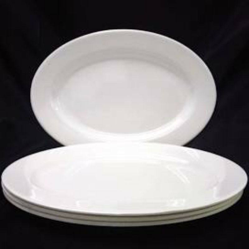 PIRING OVAL MELAMIN 1 PCS 10 INCH/PIRING SAJI/PIRING MELAMINE