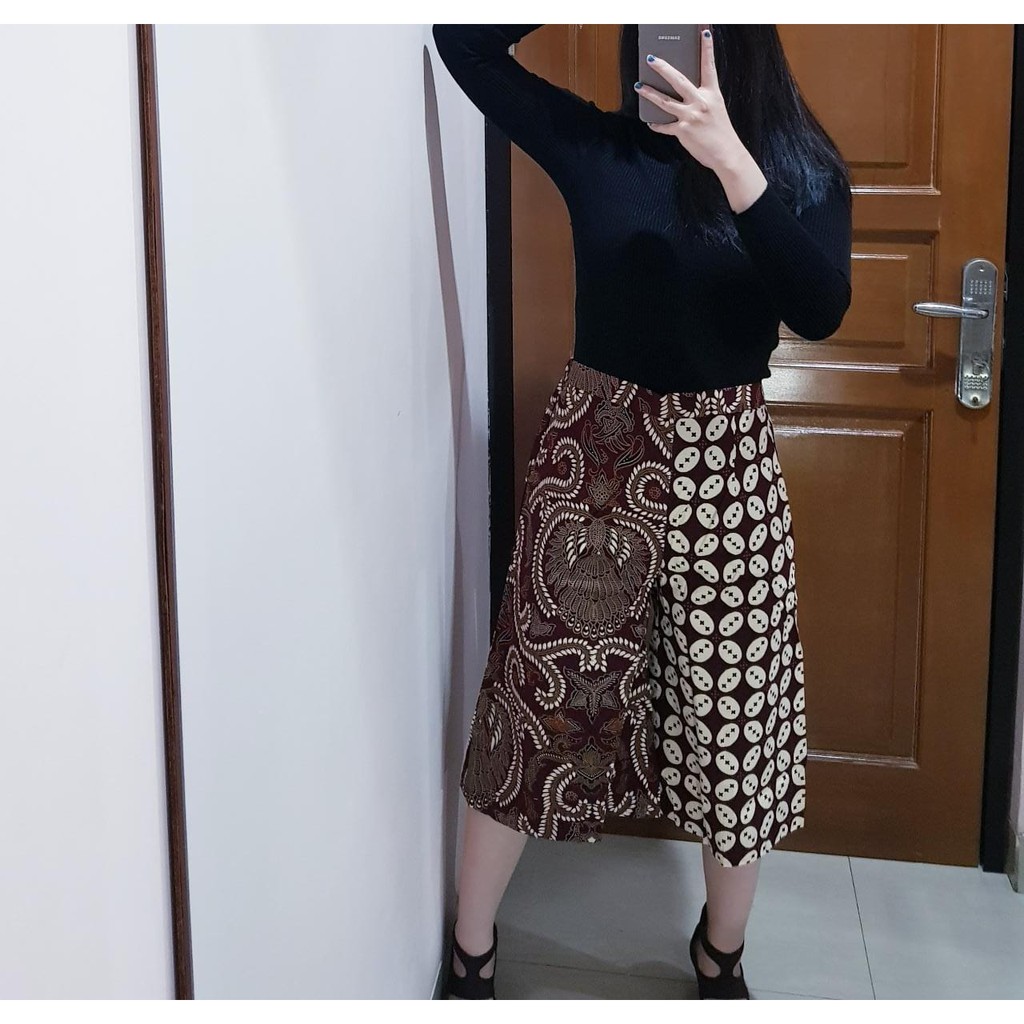 3526 batik kwok culottes pants