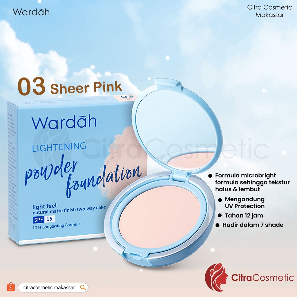 Wardah Lightening Powder Foundation Light Feel