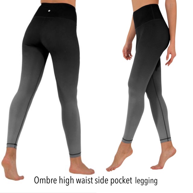 90 Degree ombre side pocket legging