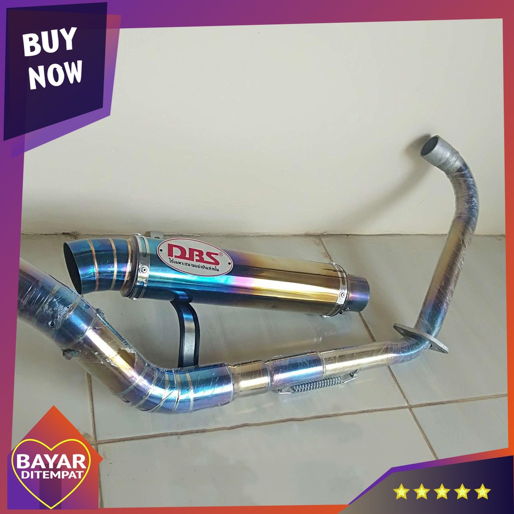 Knalpot DBS Satria FU Bluemoon Knalpot buat Sonic Vixion GSX GTR R15 Jupiter MX KING