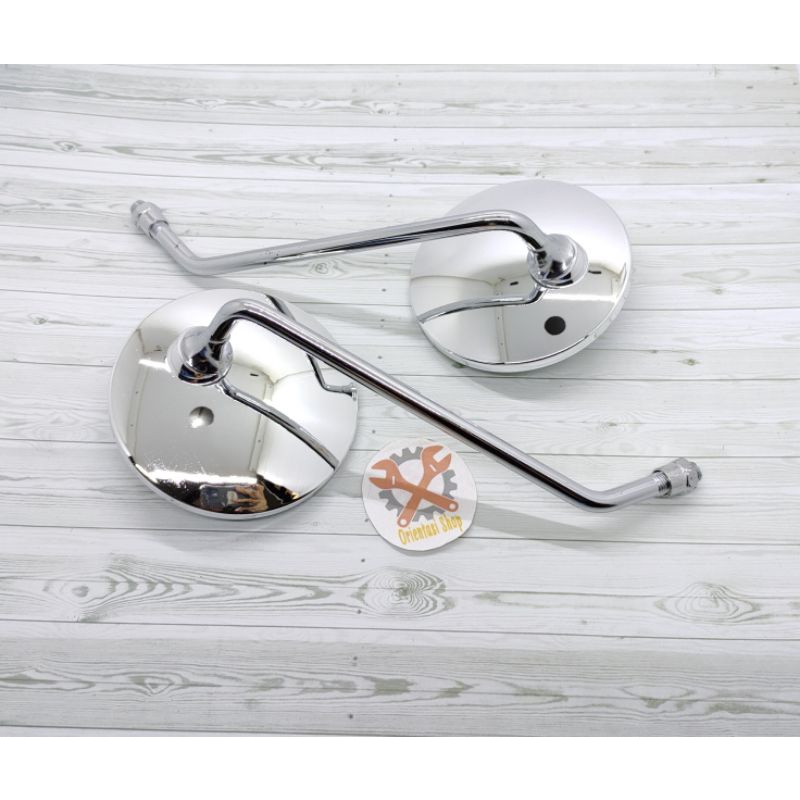 Spion Vespa Tangkai Chrome Panjang Yamaha Universal