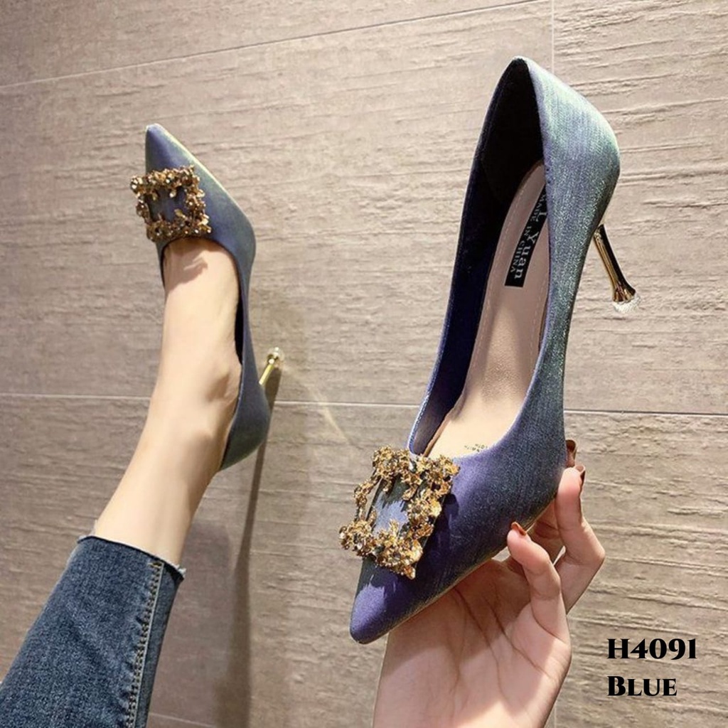 RESTOCK WYN SEPATU HEELS STILETTO FASHION KOREA HEELS ELEGANT KOREA STYLISH H4091