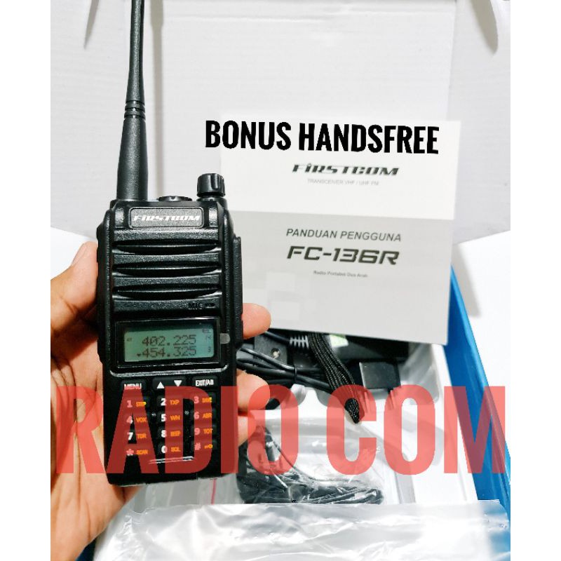 HT FIRSTCOM FC136R FC136 DUALBAND PENGGANTI FC27 DUALBAND WATERPROOF MURAH HANDY TALKY FC136R