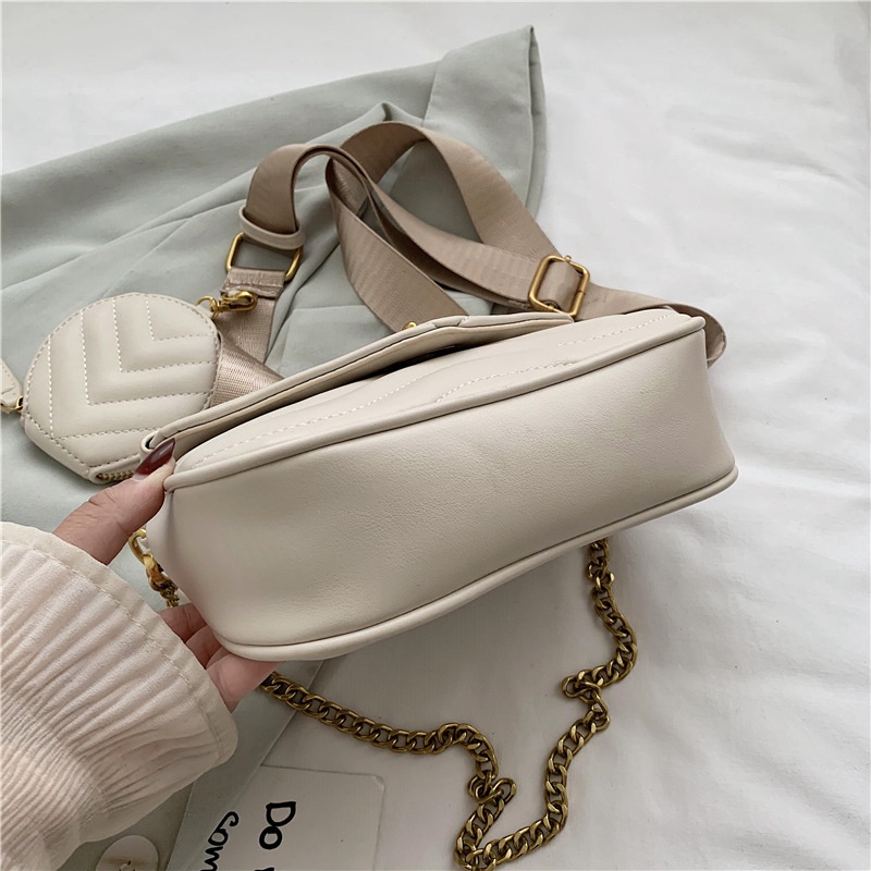 Tas Wanita Tas Selempang Slingbag Sling Bag Import Tas Fashion Premium Kulit Tas Bahu Terbaru 2022 2 in 1 kode 8192