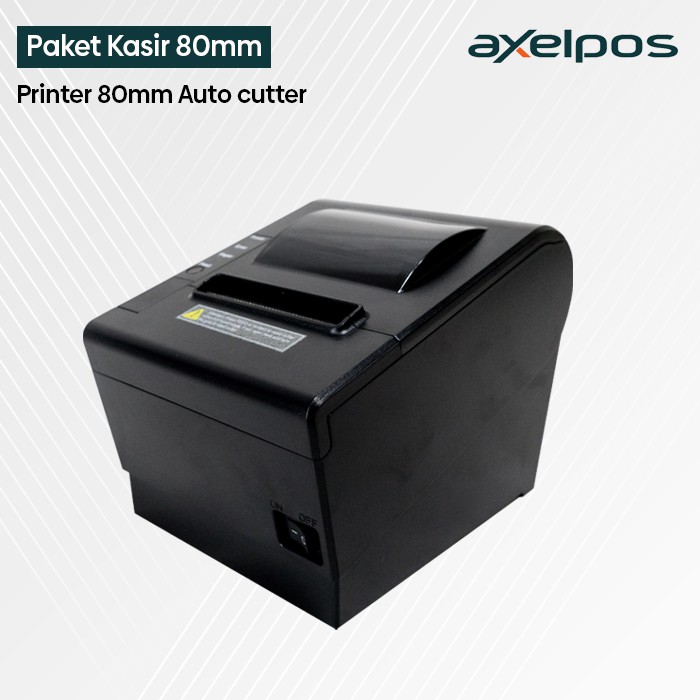 PAKET ALAT KASIR CASH DRAWER 5 SLOT - PRINTER THERMAL 80MM USB AUTO CUTTER - SCANNER BARCODE 1D USB