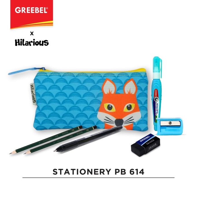 

BISA COD GREEBEL Paket Stationery Pencil Bag / Tempat Pensil Set 614/PULPEN GEL/PULPEN LUCU/PULPEN 1 PACK/PENSIL WARNA/PENSIL 2B/PENGHAPUS JOYKO/PENGHAPUS LUCU/RAUTAN PENSIL PUTAR/RAUTAN ELEKTRIK/SPIDOL WARNA/SPIDOL PERMANEN/SPIDOL WHITEBOARD/CORRECTION