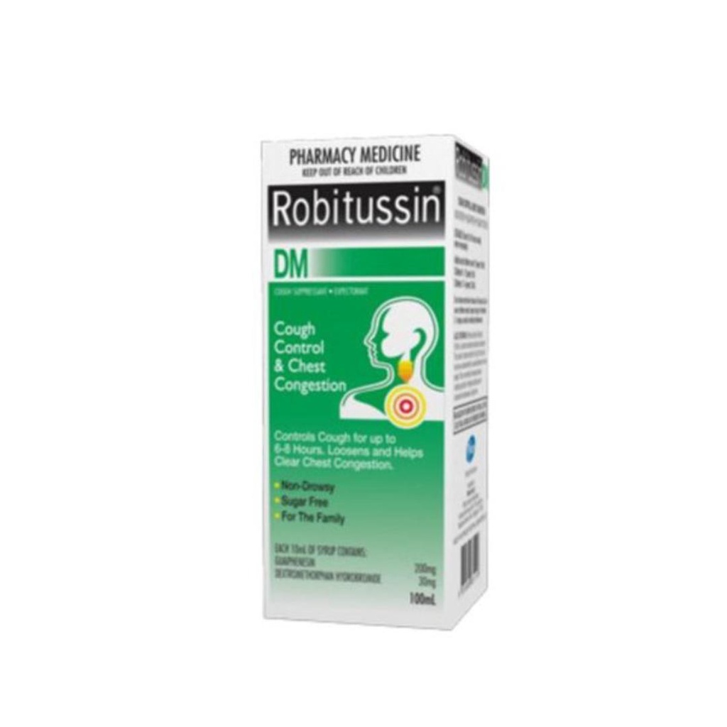 ROBITUSSIN DM COUGH CONTROL & CHEST CONGESTION 100ML