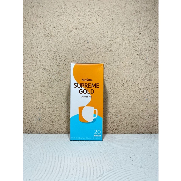 

Maxim Supreme Gold Coffee Mix 20 sticks (Park Seo Joon)