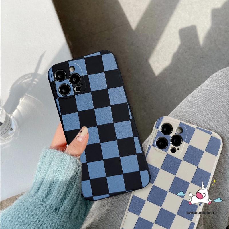 Soft Case Tpu Motif Kotak-Kotak Untuk Samsung A53 A13 A31 A71 A03S A33 A20S A32 A72 M22 A70 A22 A30S A10S A51 A1103 A52S A50 A52S M32