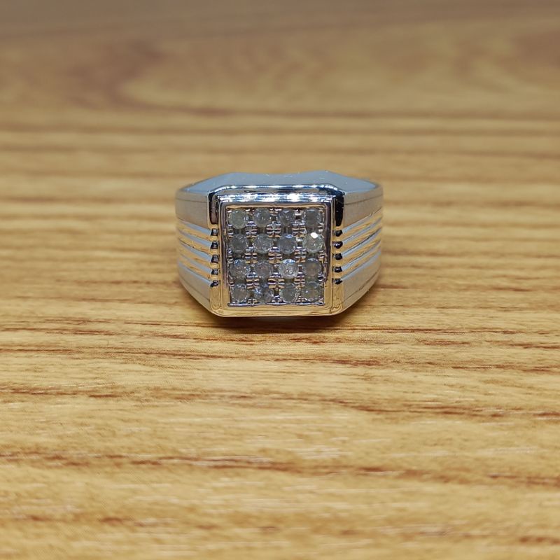 cincin berlian pria asli | cincin perak pria asli | cincin stempel