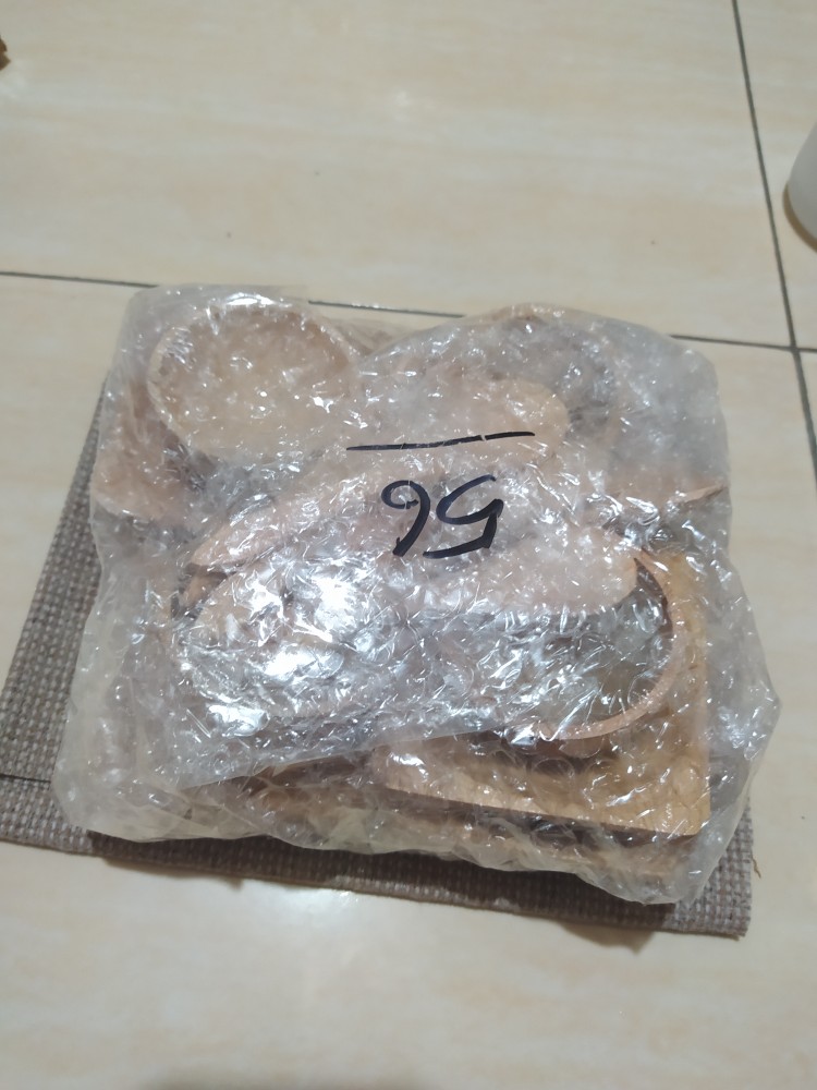 Tempat Sambal Mahoni 8cm.minimal 2pcs