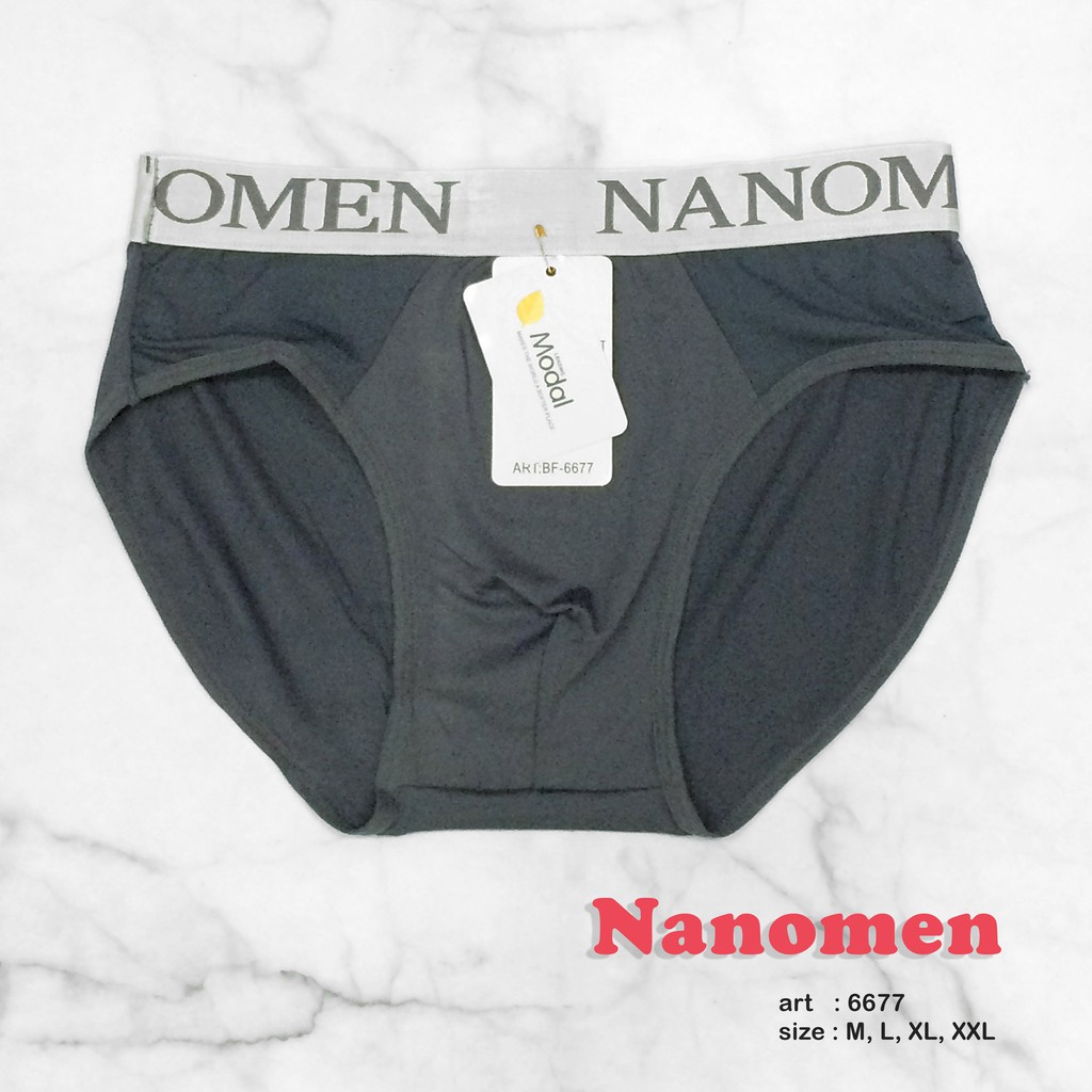 NANOMEN | Celana Dalam Pria / Celana Dalam Segi3 Pria / art NM 6677