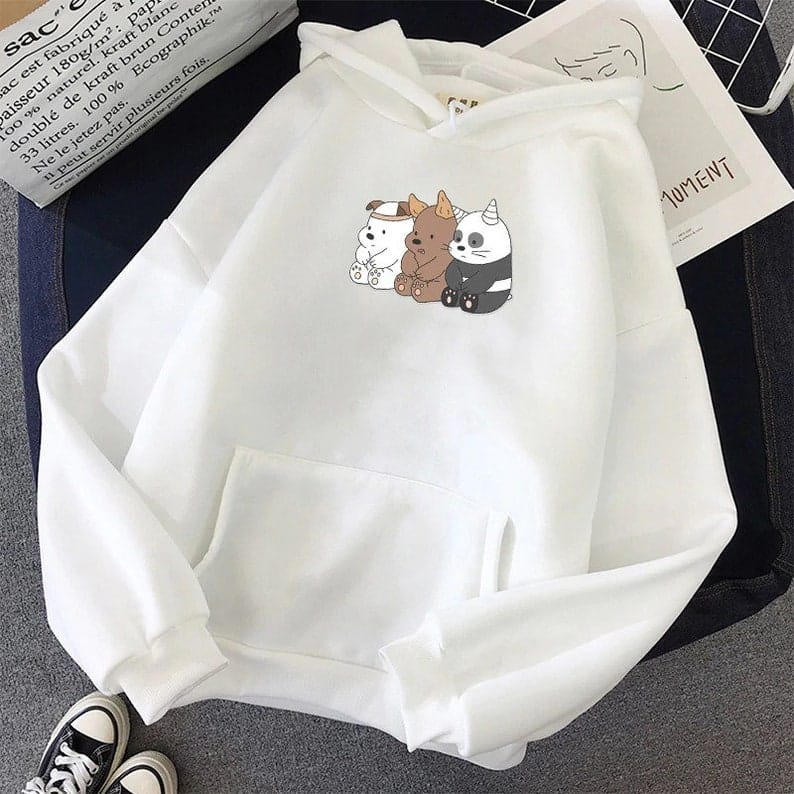 Jumper hoodie Three cute bears || Three cute bears Sweater Hoodie Sz M-XL ( Pria &amp; Wanita )