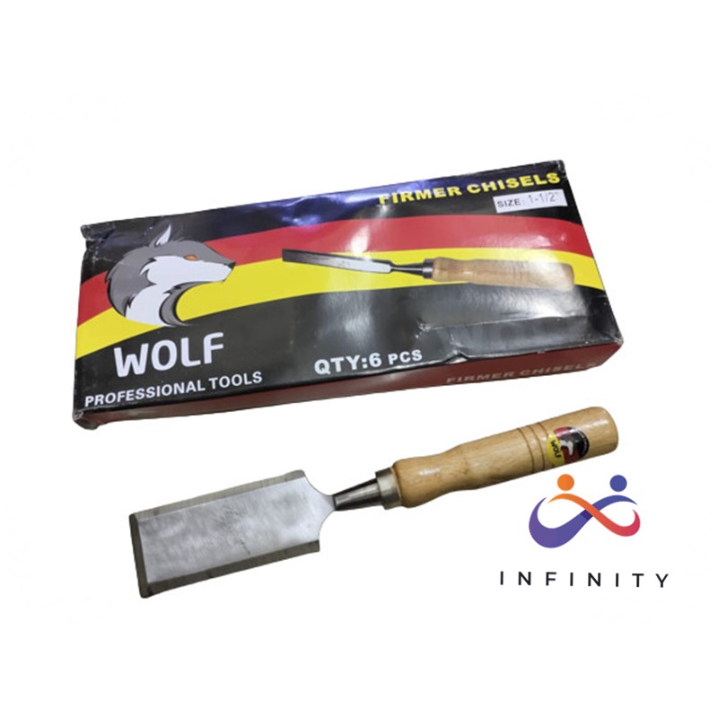 

Pahat Gagang Kayu 1 1/2" Inch Tatah Ukir Cungkil Kayu Carving Knife INF