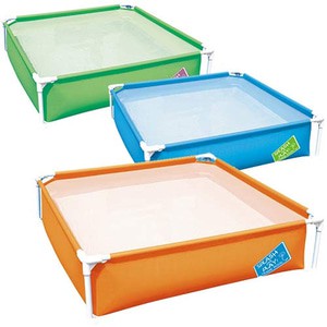 Bestway Frame Pool Kotak 1.22m. Kolam Renang Anak Kokoh Tanpa Angin