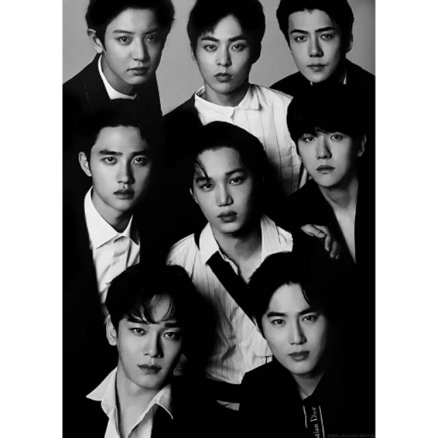 

EXO GROUP MEMBERS poster A4/A3+ bahan Art Karton glossy (bisa req foto lain)