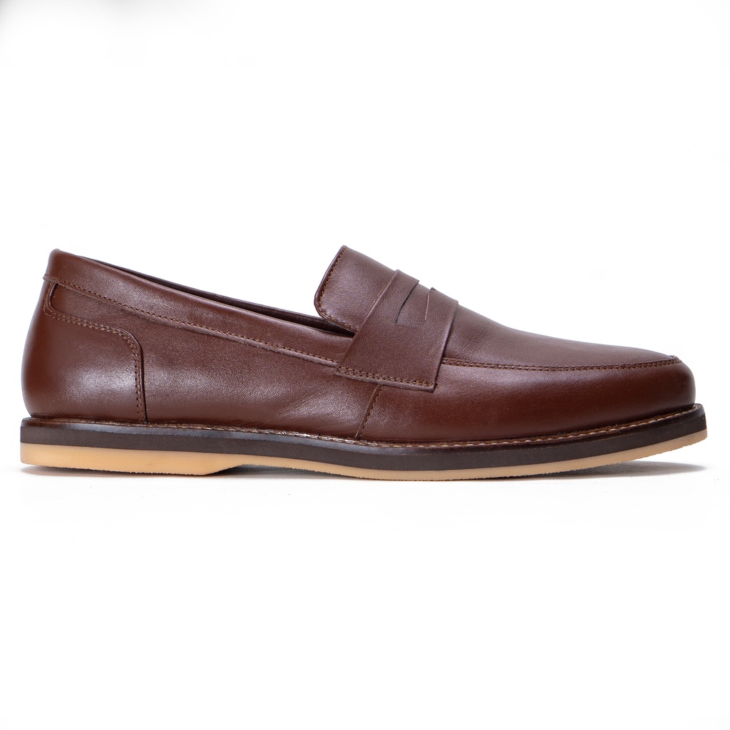 Sepatu Loafers Pria Slip On Kulit Asli Fordza F.D335