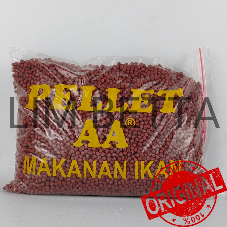 MAKANAN IKAN PELET AA 2MM 600GR / PELLET KOKI / MAKANAN KOI