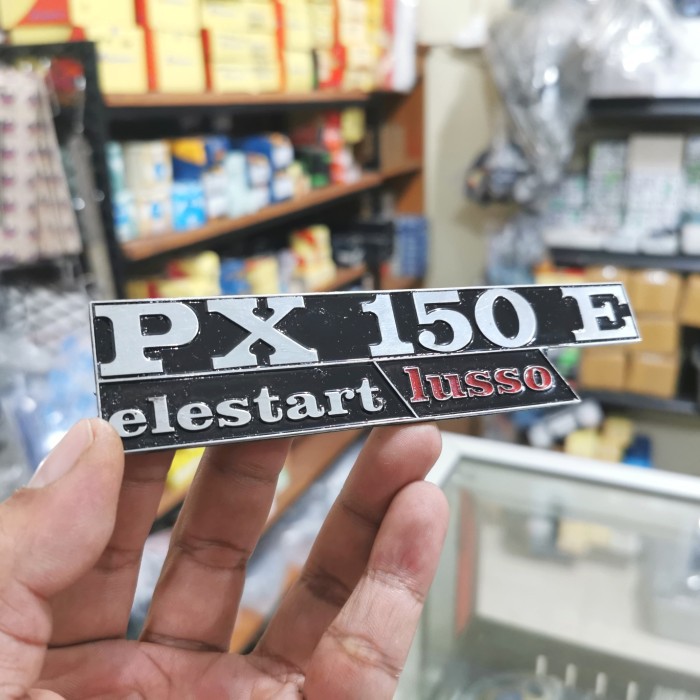 Emblem Vespa PX150E elestart Lusso px lusso