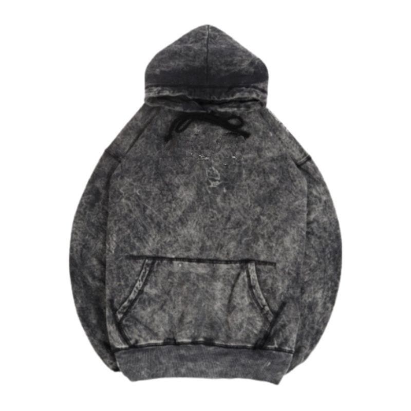 Sweater Hoodie Sandwash polos Swetar Washing Polos Premium Pria Wanita