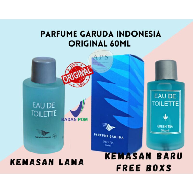 PARFUM GARUDA INDONESIA ORIGINAL 60ML [SUDAH BPOM] NEW DESAIN LOGO !!!