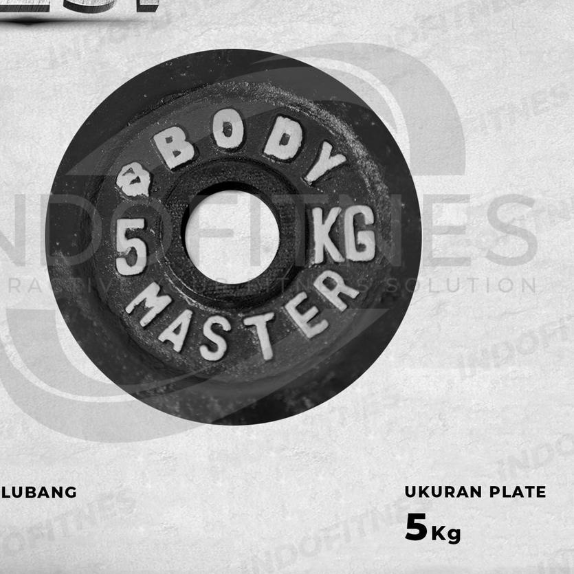 ➵ [5KG] Plate Besi 5kg - Plate Barbel Besi - Piringan besi 5 kg - Beban Besi ➶