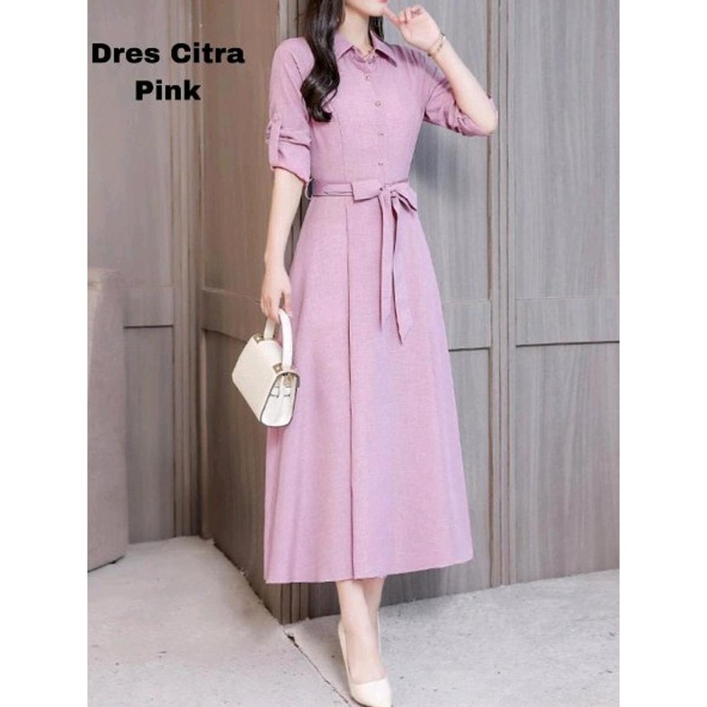  Model  Baju  Dress  Lengan Panjang  Aimeibeauty Casual Dress  