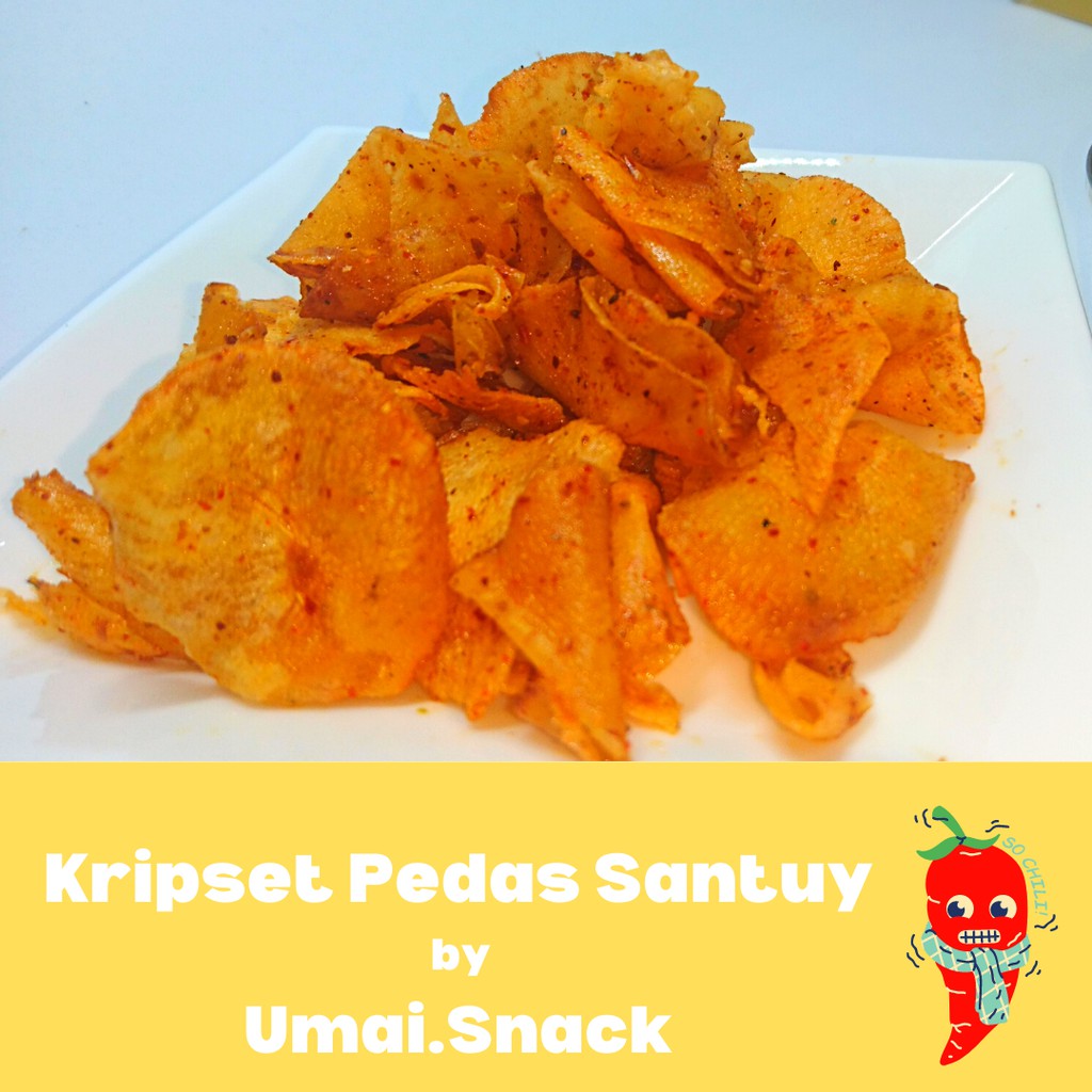 

KRIPSET PEDAS SANTUY 130gr - BIKIN NAGIH [umai.snack]