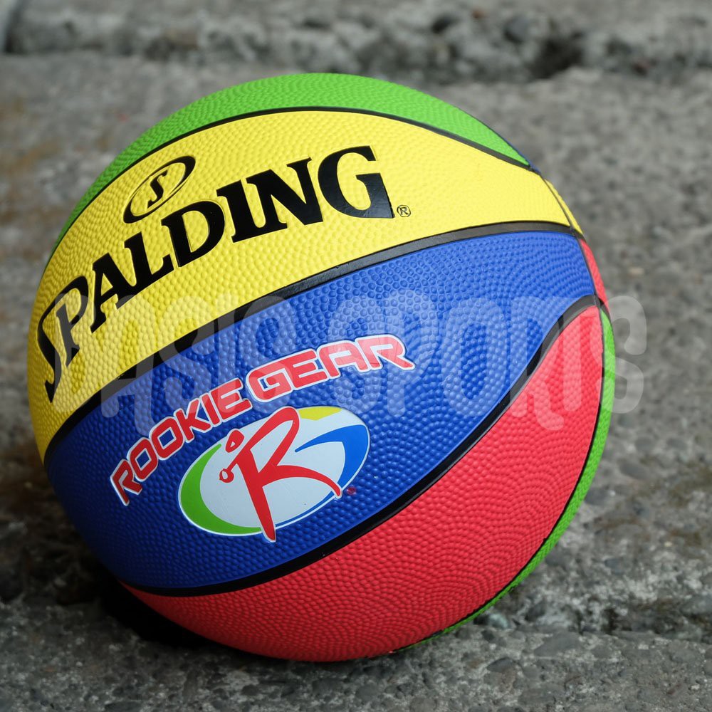 BOLA BASKET ANAK SPALDING ROOKIE GEAR JR NBA SIZE 5 RUBBER Termurah