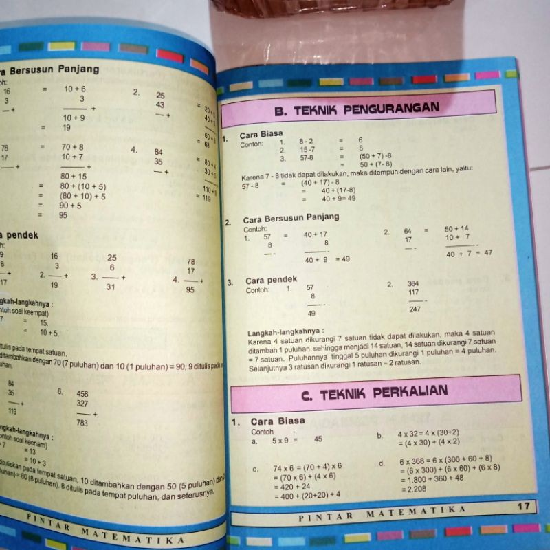 buku pintar matematika 128 halaman (15×25cm)