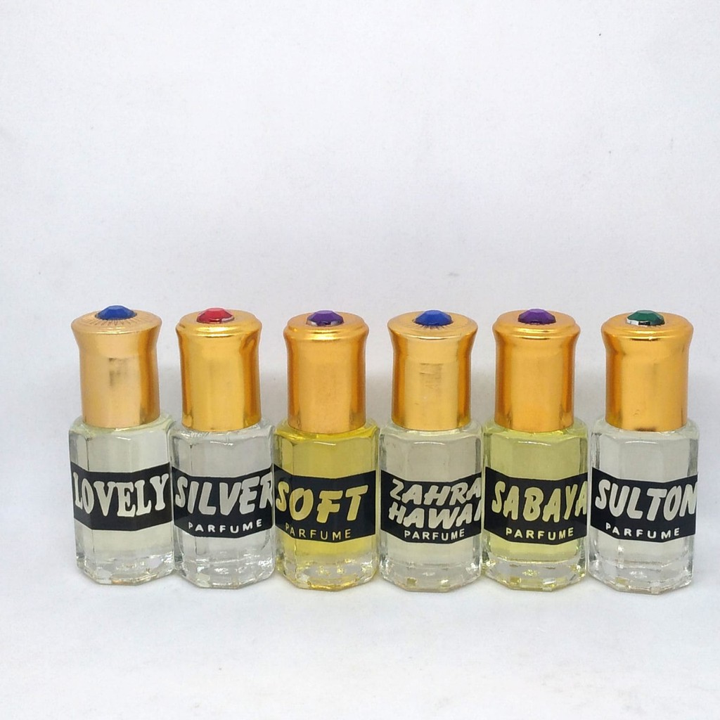 PARFUM ORIGINAL MURNI 100 %  rol on 3ML 6ML &amp; 12 ML (AROMA BISA PILIH),PARFUM MURNI,PARFUM SOLAT