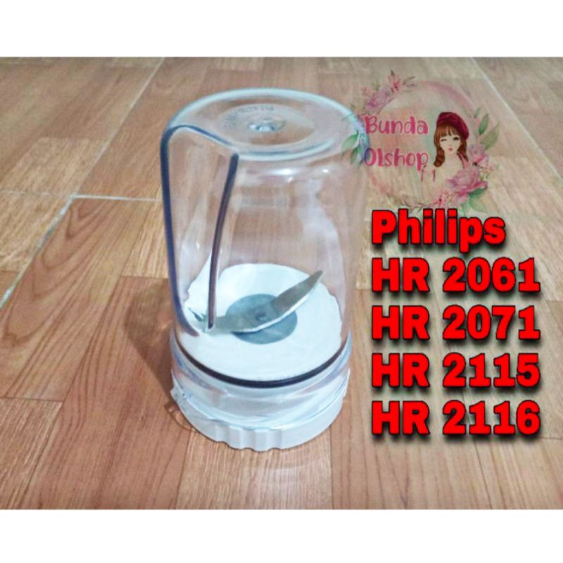 Gelas Blender Bumbu Set Philips Mill HR 2061 2071 2115 2116