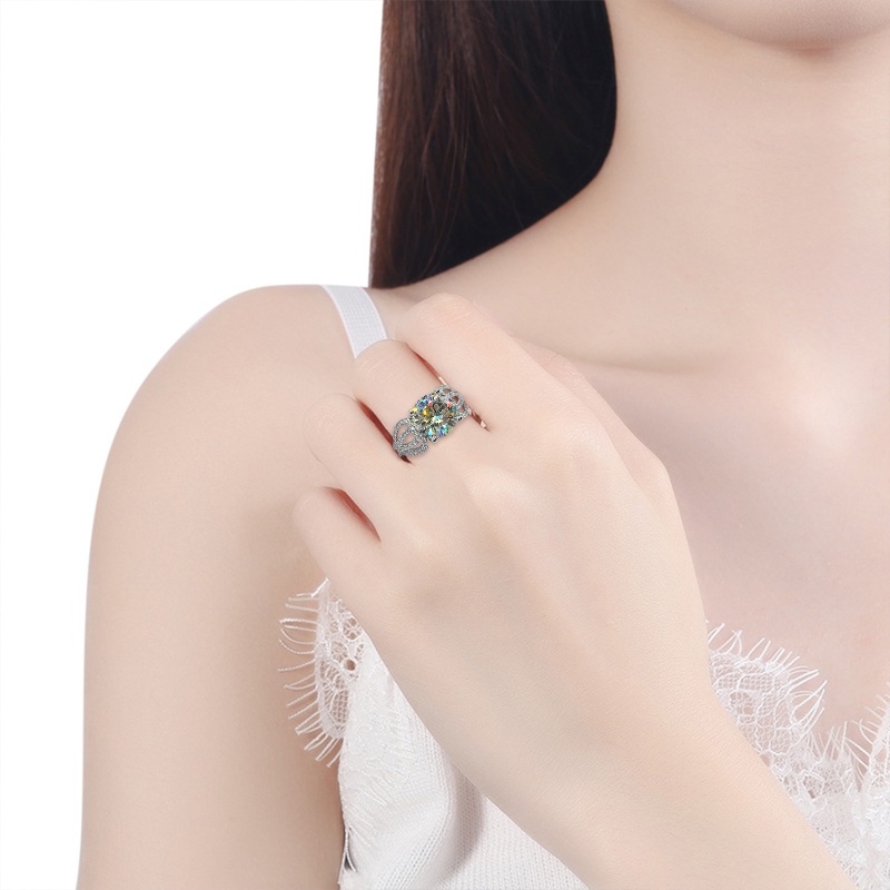 Cincin Batu Cubic Zirconia Untuk Wanita